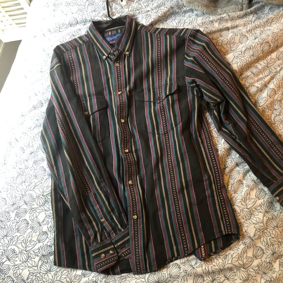 SOLD Western Wrangler Button up - Picture 1 of 4